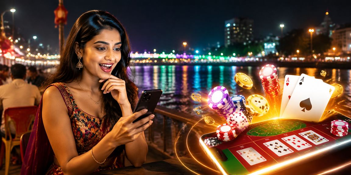 Person enjoying mobile betting at home